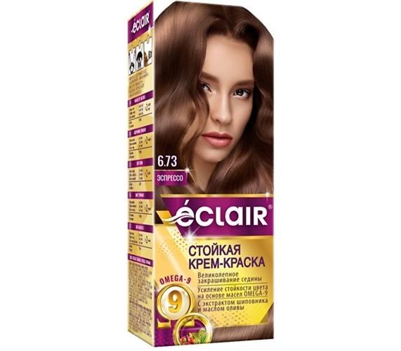 Cream-hair dye "OMEGA-9" tone: 6.73, espresso (10325850)